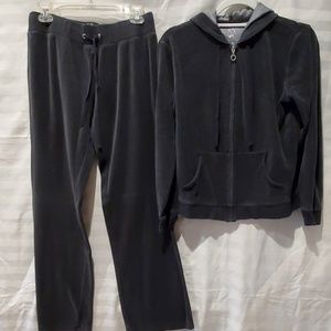 NY & CO Velour lounge suit (Charcoal)